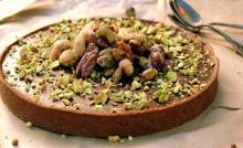 Recette Tarte au chocolat et aux mendiants