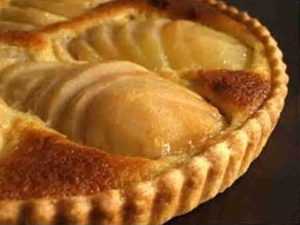 Recette Tarte aux poires amandine