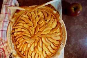 Recette Tarte aux pommes (sur compote maison spéciale)