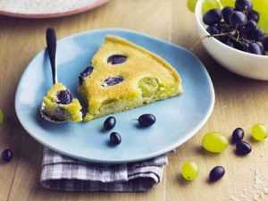 Recette Tarte aux raisins et amandes