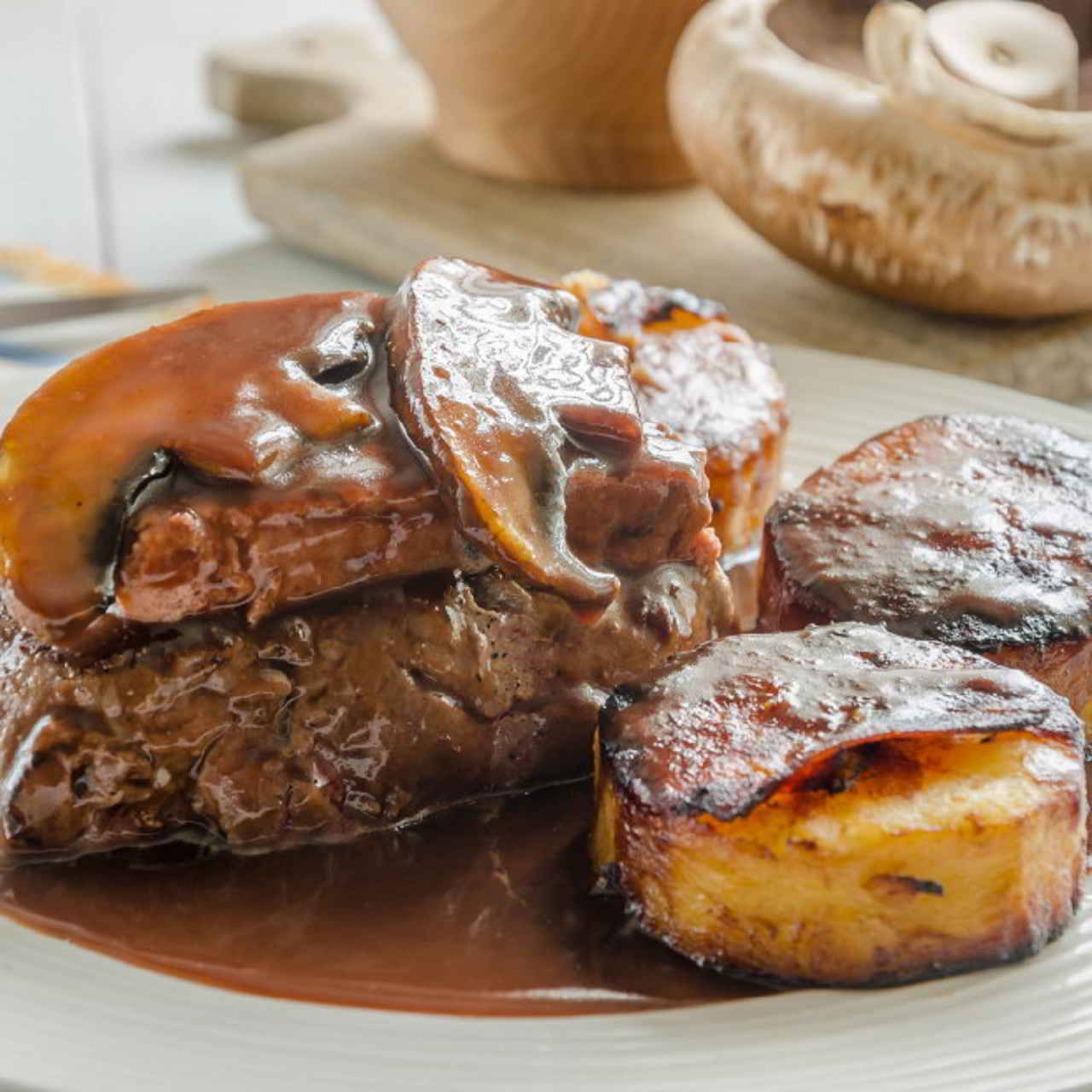 Tournedos d'autruche façon Rossini Recettes et Terroirs