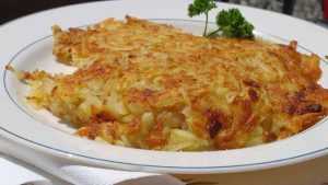 Recette Roesti, galette de pommes de terre