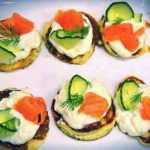 Recette blinis concombre saumon