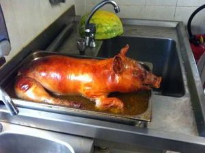 Recette cochon de lait farci