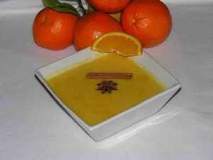 Crème anglaise à l'orange et aux épices