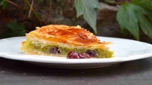 Galette des rois pistache et griottes