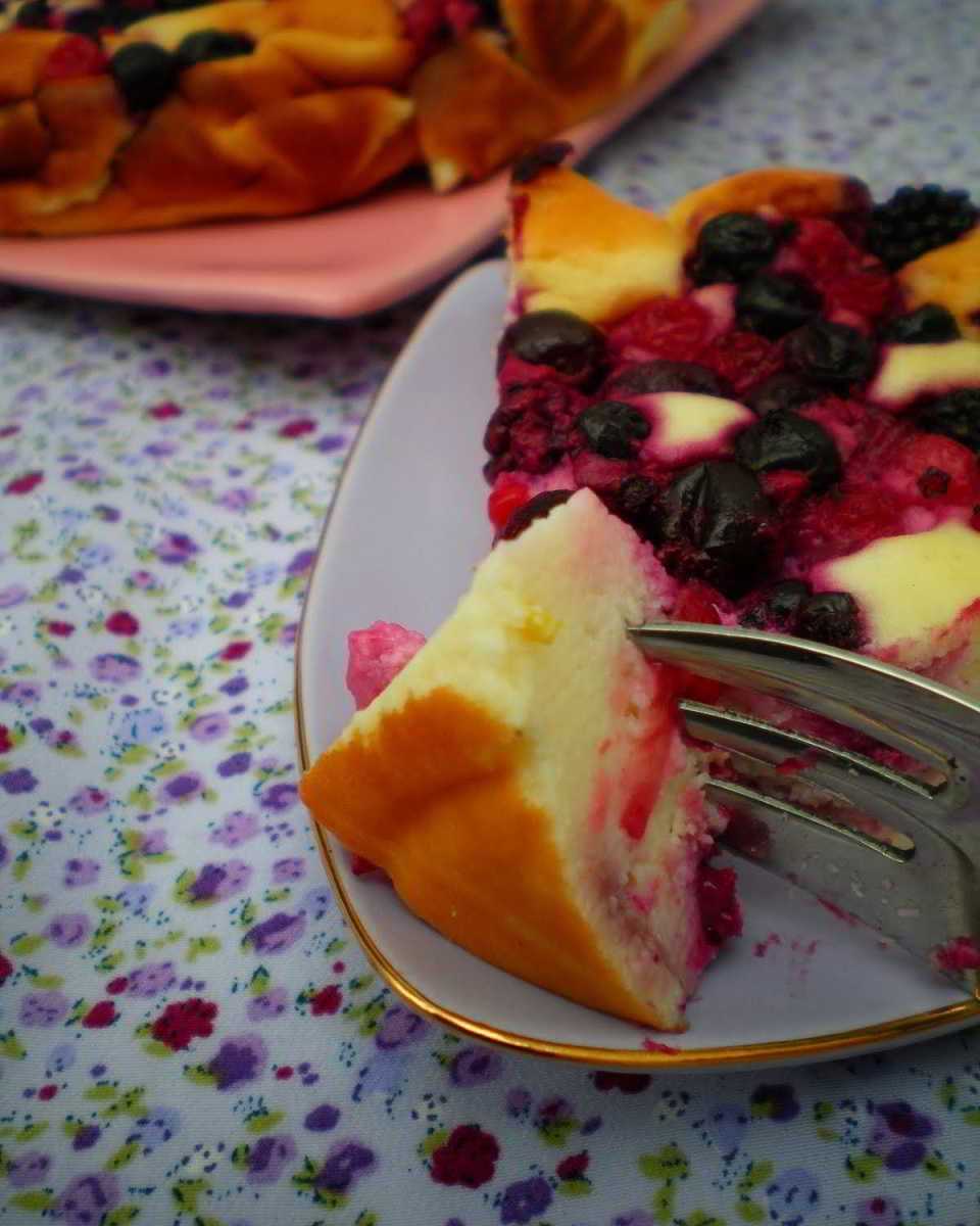 Recette Gateau minute aux fruits de Mamy Yvette
