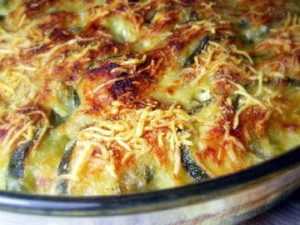 Recette Gratin de courgettes charcutier