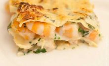 Recette lasagnes aux crevettes