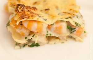 Recette lasagnes aux crevettes