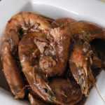 Recette Poulet aux gambas et au vieux banyuls