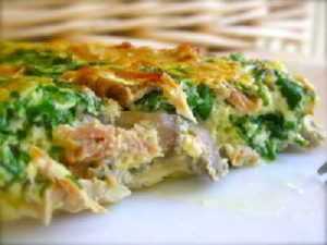 Recette Quiche aux épinard et au thon