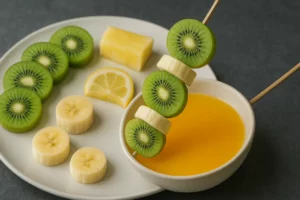 recette brochettes de fruit
