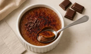 Recette Crème brûlée tout chocolat