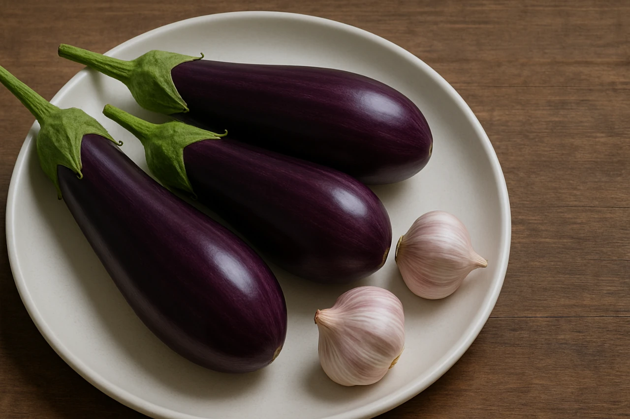 recette flan aubergine ail