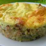 Recette Gratin de courgette au riz