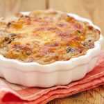 Recette Gratin crabe-champignons