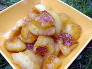 Recette poêlée de pommes caramélisées