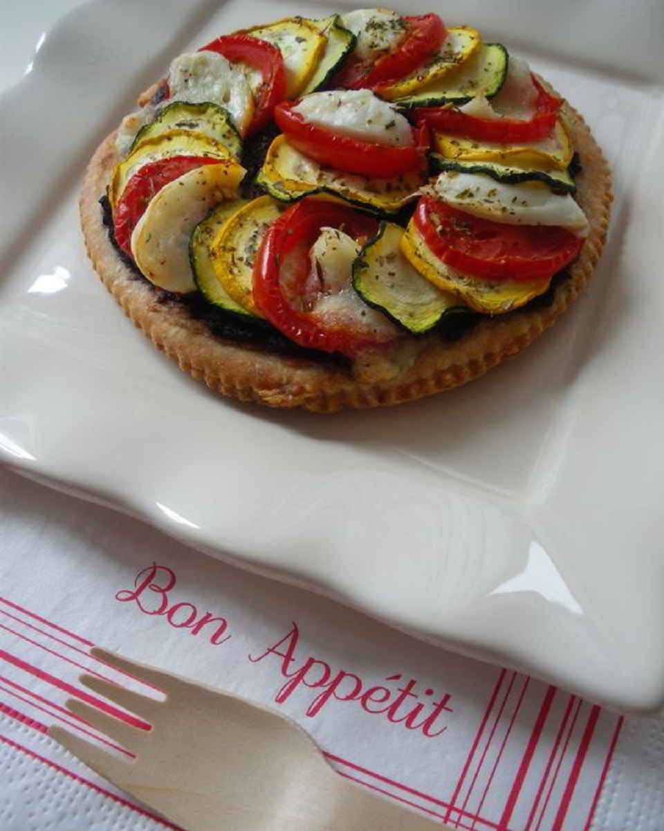 Recette Rosaces de légumes tendres