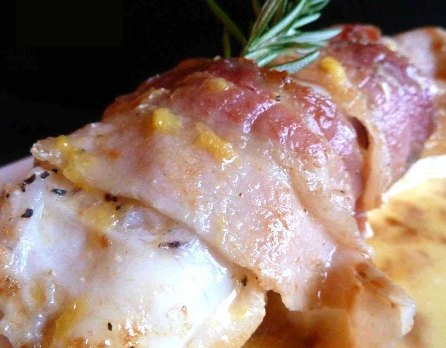 Recette Rôti de lotte à l'orange