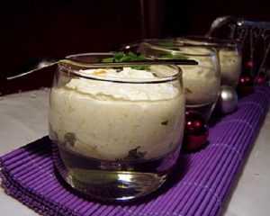 Recette Crème de brocolis en verrine et son coeur d’artichaut