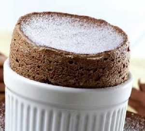 Recette soufflé au chocolat et gingembre confit