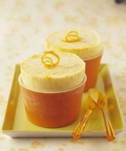 Recette soufflé à l'orange et au fromage blanc