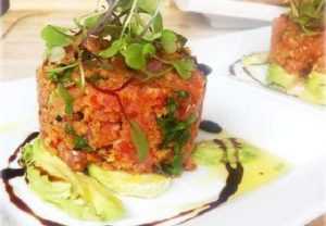 Recette tartare de thon au trois couleurs