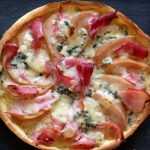 Recette tarte au roquefort et au jambon fumé