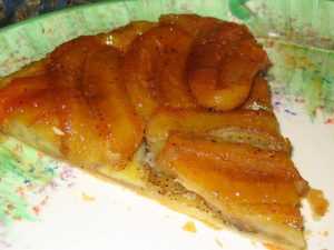 Recette Tarte tatin à la banane épicée