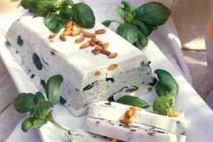 Recette terrine de fromages frais aux herbes