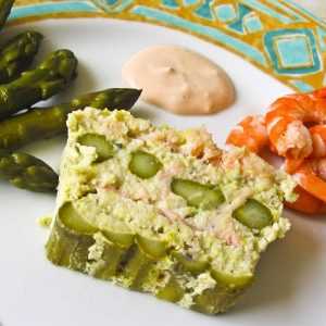 Recette Terrine aux saint-jacques et pointes d'asperges