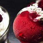 Verrine glacée aux framboises