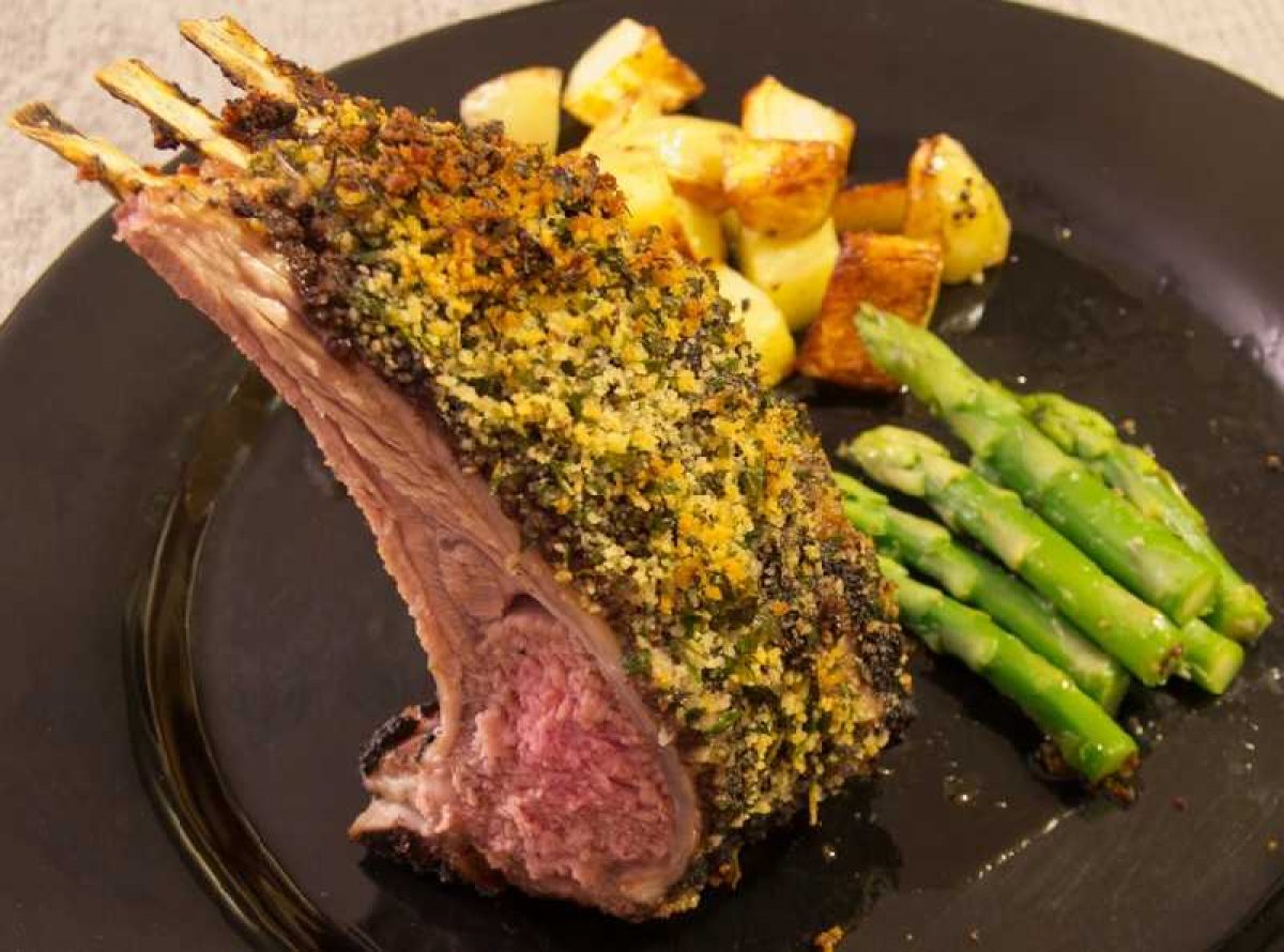 Temps Cuisson Carré D agneau Four Chaleur Tournante Carré d'agneau en croute de miel et thym citron - Recettes et Terroirs
