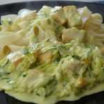 Recette duo de tagliatelles et courgettes