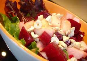 Recette Salade de betteraves et framboises