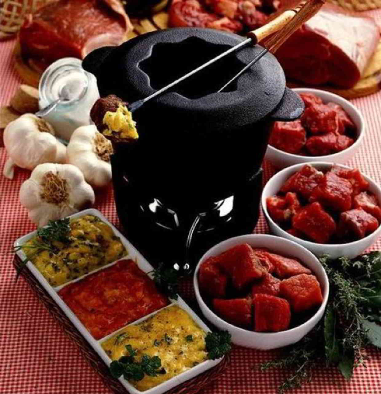 Recette Fondue bourguignonne - Recettes et Terroirs