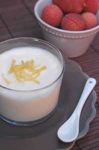 Recette Mousse de litchi