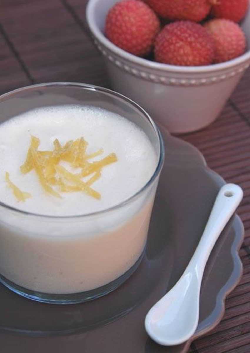 Recette Mousse de litchi