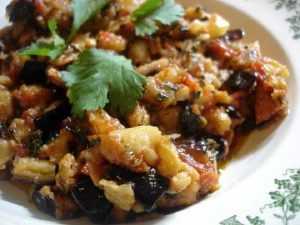 Recette Tajine froid d'aubergines de Mansouria