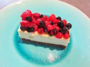 Recette tarte glacée aux fruits rouge