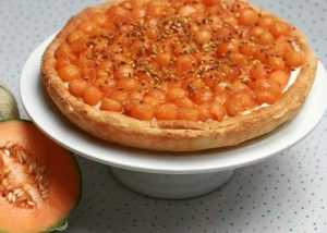 Recette tarte au melon