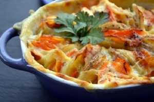 Recette gratin de panaïs carottes et pommes de terre