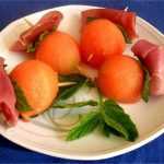 Recette Tapas de melon au jambon d’Espagne.