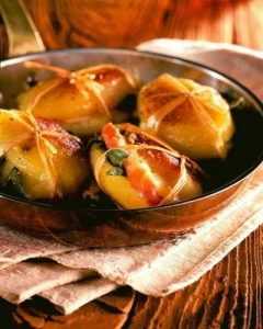 Paupiettes de pommes de terre au Jambon de Savoie et Beaufort