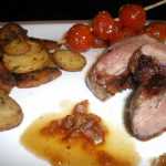 Recette Magret de canard au vinaigre de framboise et miel