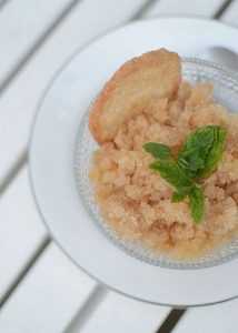 Recette granité de melon aux agrumes