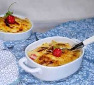 Recette gratin de fraises