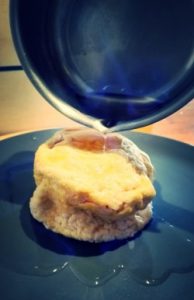 Recette Langres flambé au marc de champagne