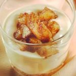 Recette Verrine croustillante aux pommes et mousse blanche